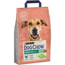 (10 Items) PURINA DOG CHOW LIGHT ADULT (1+) W/ TURKEY 2.5KG