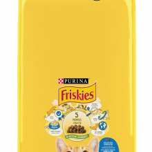 (10 Items) Purina Friskies Sterilized with Salmon and with Vegetables Cat Dry food 1.5Kg