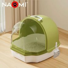 "Cat litter Box Material:Plastic Size:54*46*43CM Color: Blue - Green - Yellow"