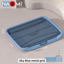 "Dog Toilet Material:Plastic Size:65*50*6.5CM Color: Blue - Pink - Yellow - Gray"