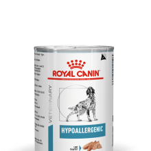 Royal Canin Hypoallergenic (400 gm) – Wet food Complete dietetic feed for adult dogs.