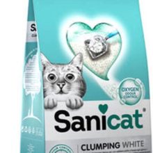 SaniCat Litter White Cotton Fresh Clumping 20L