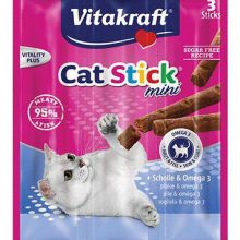 Vitakraft CatStick With Plaice& Omega 3 3 Sticks