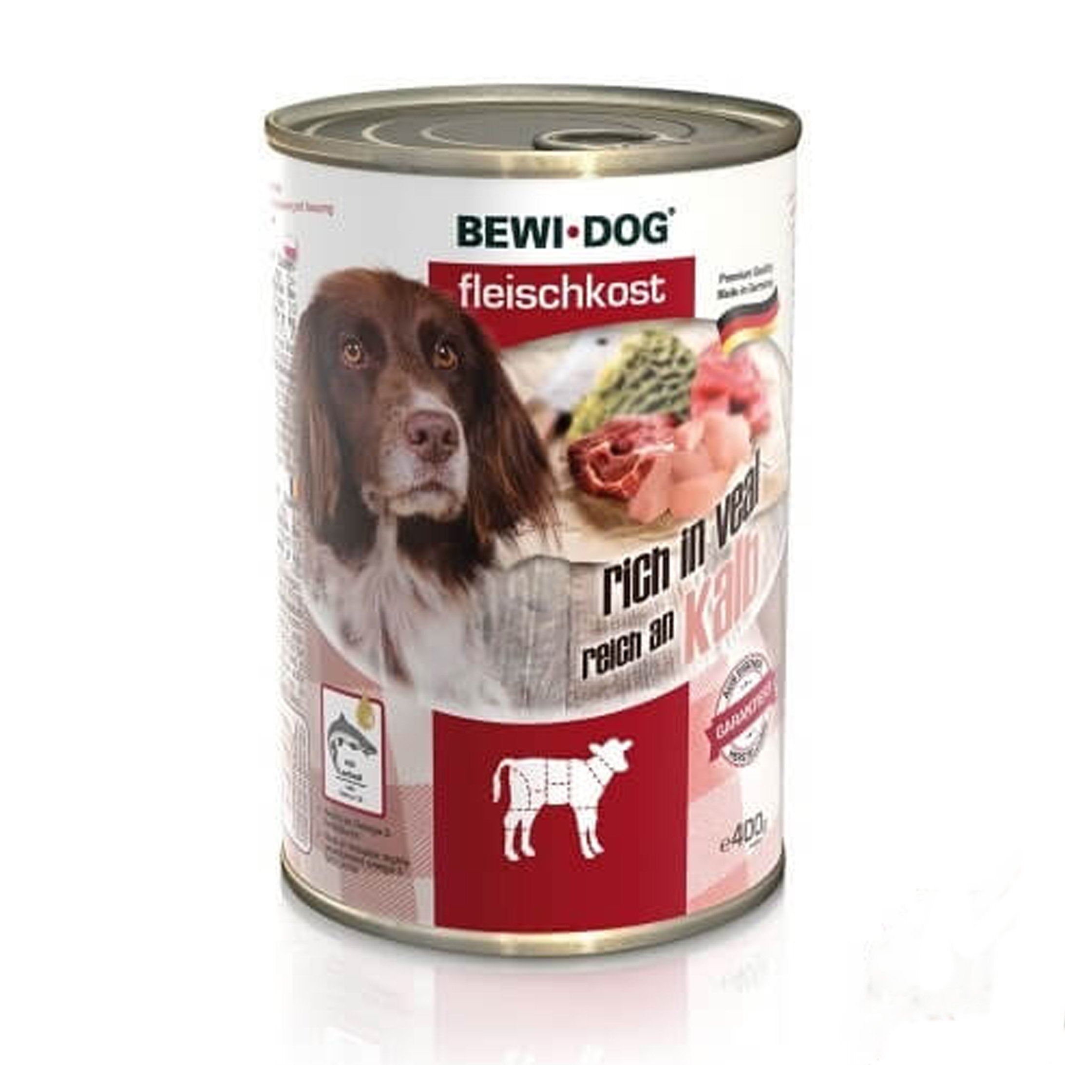 Bewi Dog With Meat 400g