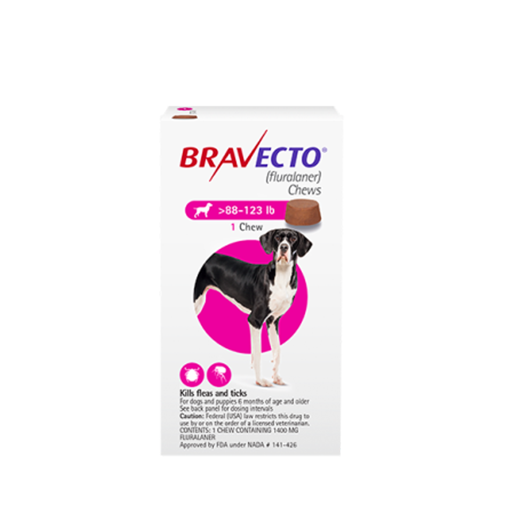 Bra - vecto Chewable Tablet For Very Large Dogs (40 - 56 Kg) X 1 Tablet