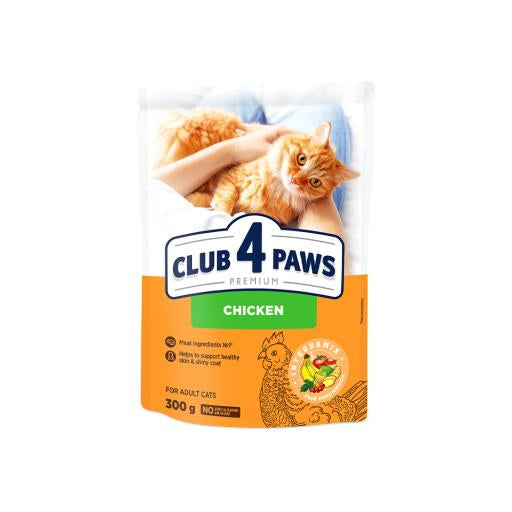 CLUB 4 PAWS PREMIUM for adult cats CHICKEN 300g