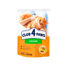 CLUB 4 PAWS PREMIUM for adult cats CHICKEN 900g