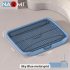 "Dog Toilet Material:Plastic Size:65*50*6.5CM Color: Blue - Pink - Yellow - Gray"