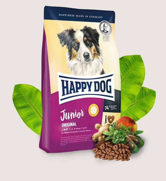 Happy Dog Junior Original - Dry dog food for puppies 10kg