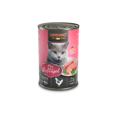 LEONARDO CAT WET FOOD for Adult Cats 400g (pure poultry)