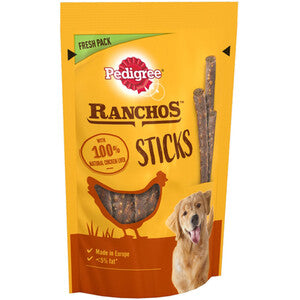 Pedigree Dog Treat Ranchos Slices With Chicken 60g
