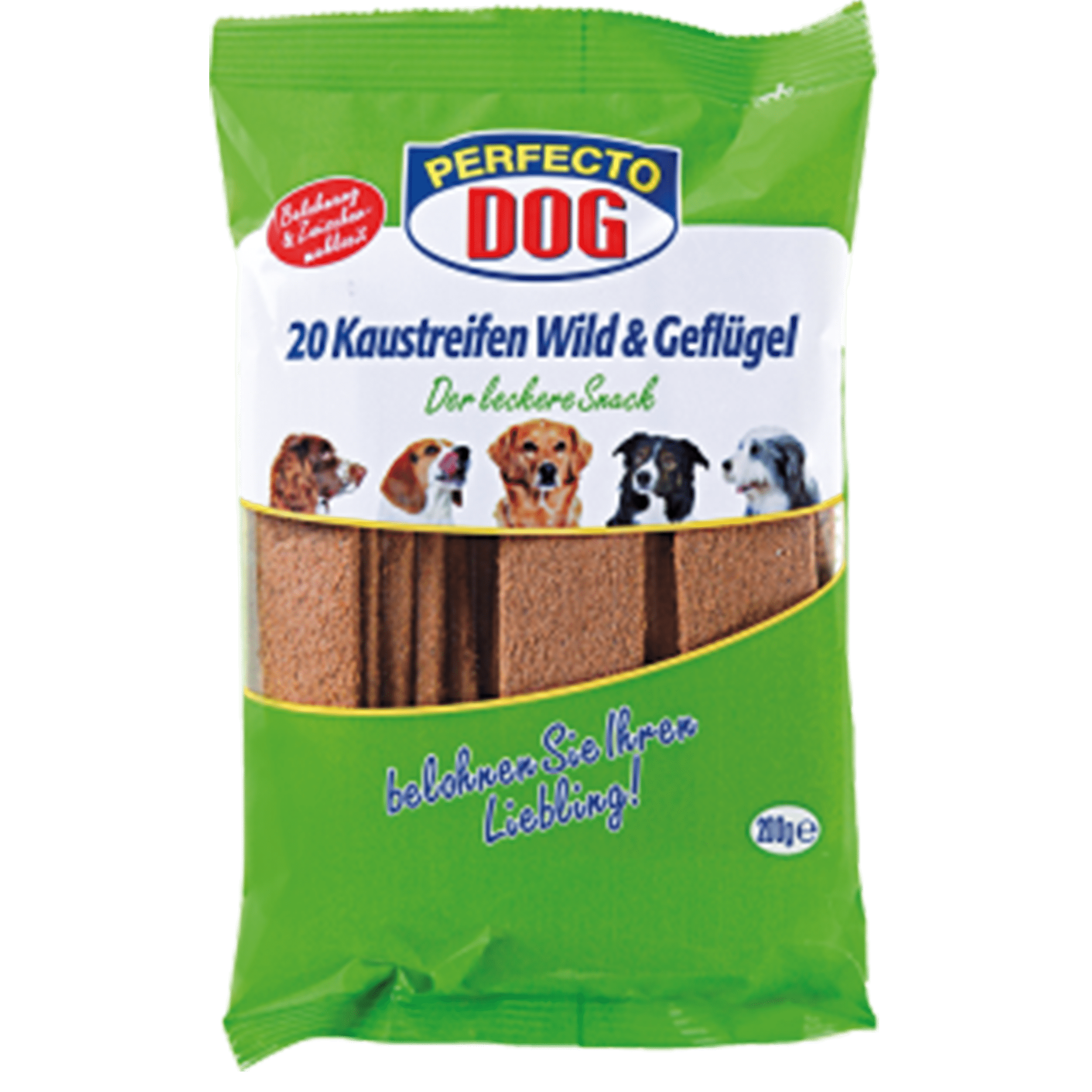 Perfecto Dog Kaustreifen Wild & Geflügel 200g