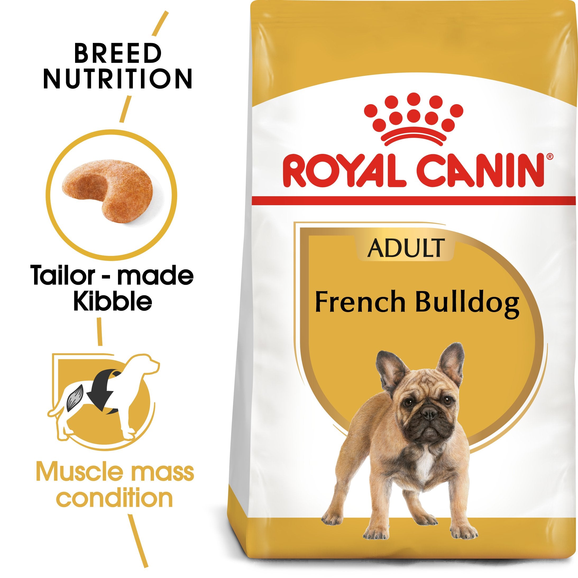 Royal Canin French Bulldog Adult (3 KG)- Dry food for adult dogs over 12 months