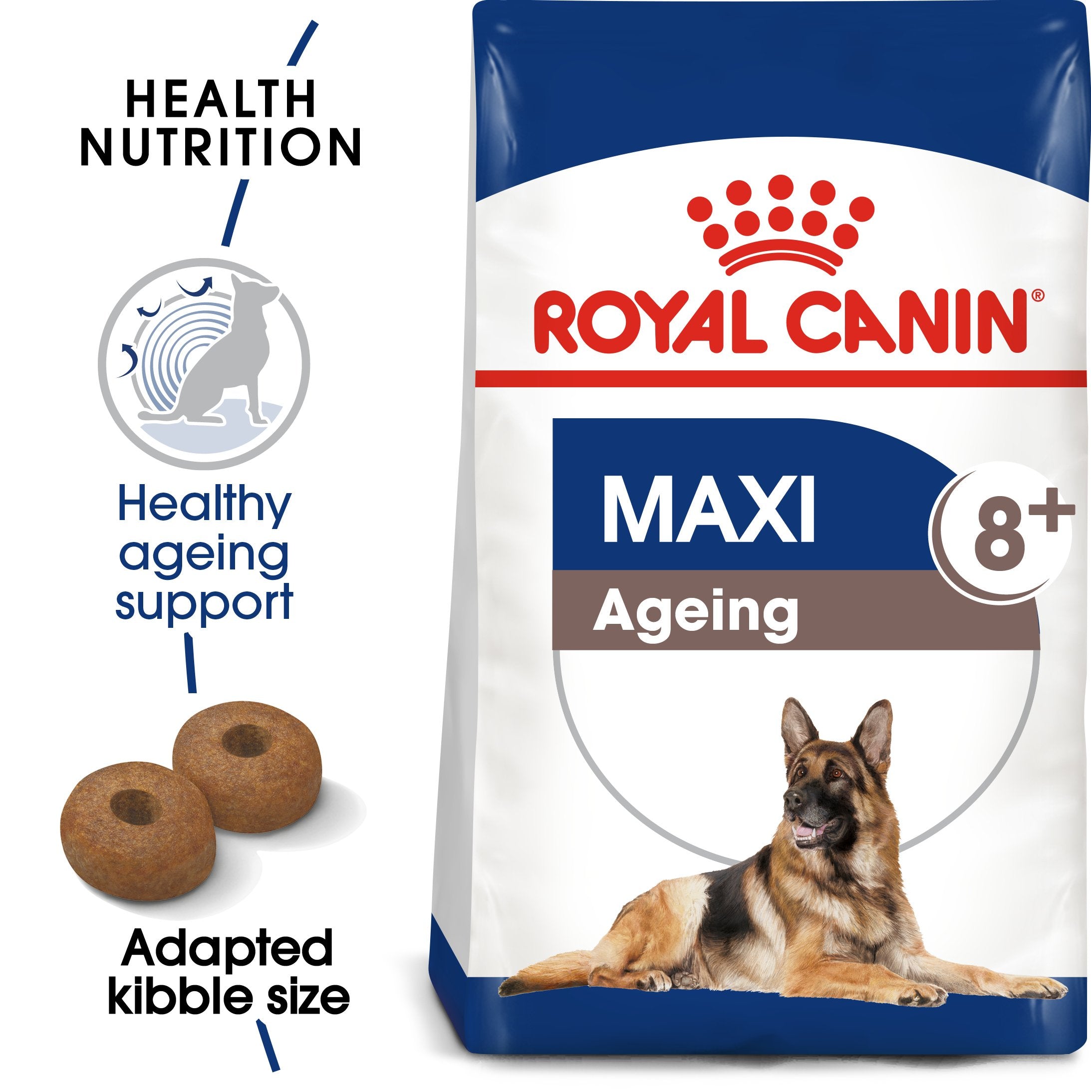 Royal Canin Maxi Ageing 8+ (3 KG) - Dry food for large dogs - adult weight between 26 and 44 KG. for dogs over 8 years old