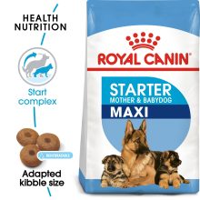 Royal Canin Maxi Starter Mother and Babydog (15 KG) - Dry food for large puppies - Adult weight between 26 and 44 KG. Mother during gestation and lactation - Weaning puppies up...