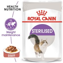 Royal Canin Sterilised in Gravy (85 gmPouch) - Wet food for neutered adult cats