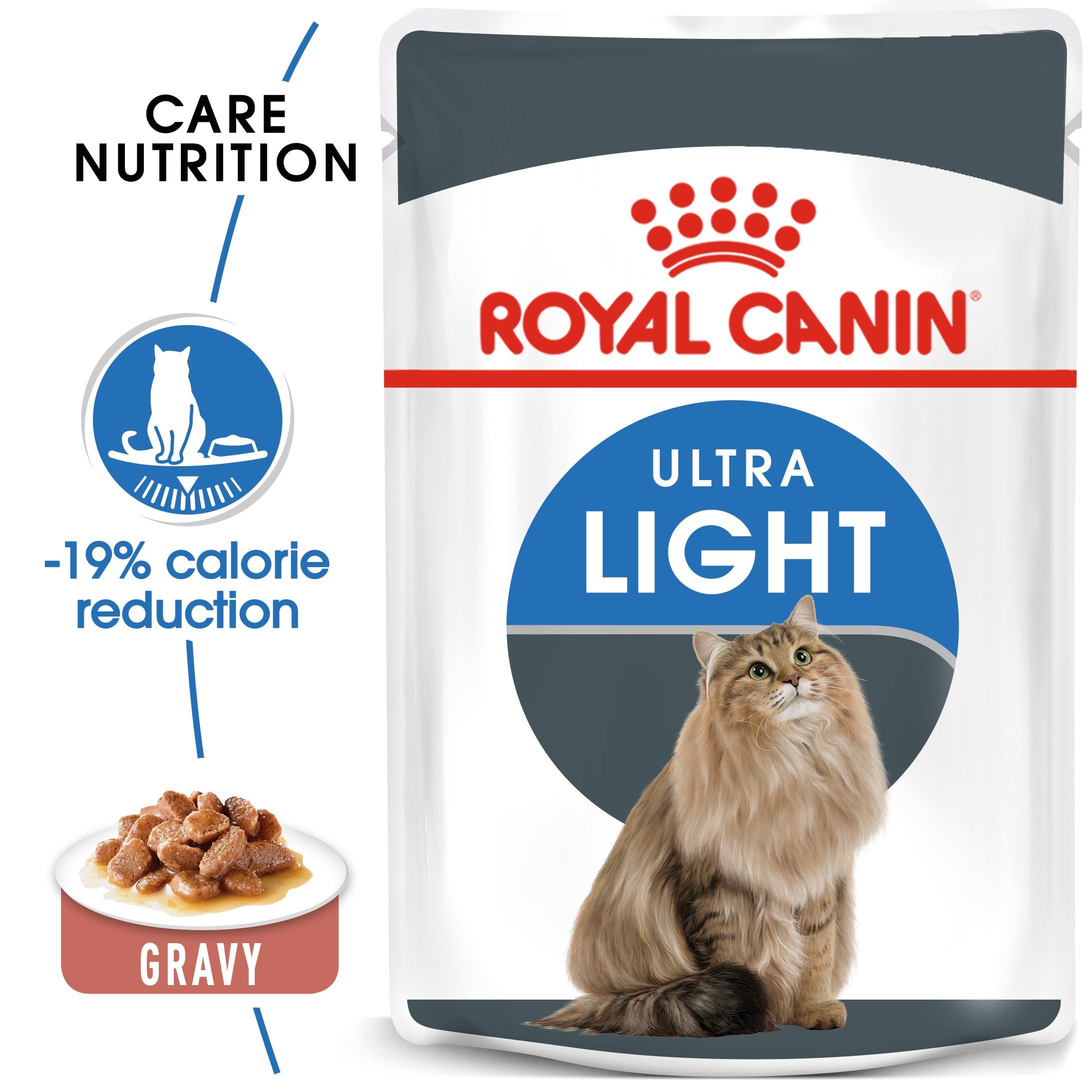 Royal Canin Ultra Light in Jelly (85gmPouch) - Wet food for adult cats - Helps limit weight gain