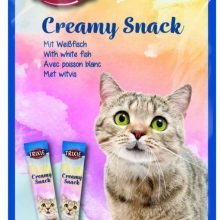 Trixie Creamy Snacks White Fish Cats 5*14g