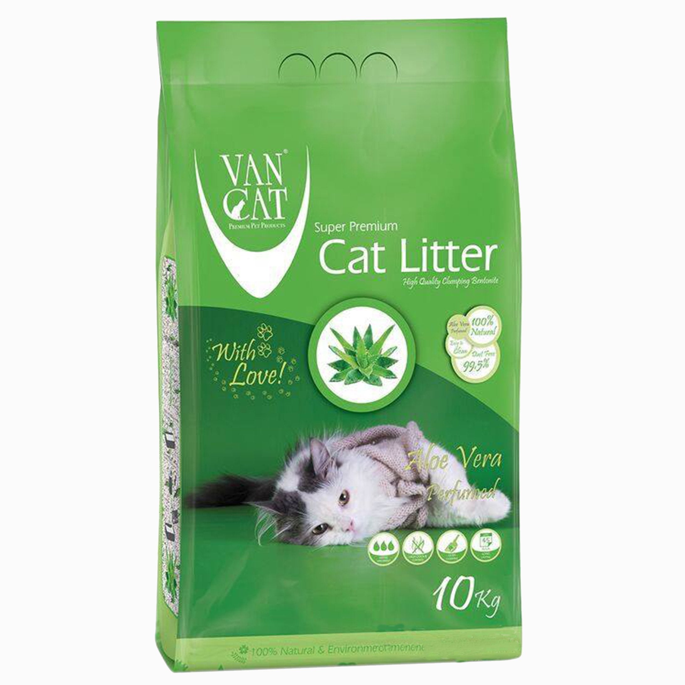 VanCat Cat Litter - Aloe Vera Scented 10kg