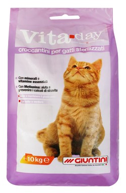 Vita-day Croccantini Sterilized Cat Food 10kg