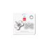 WAUDOG Smart ID metal pet tag with QR-passport, "Geometry" - 0640-0202